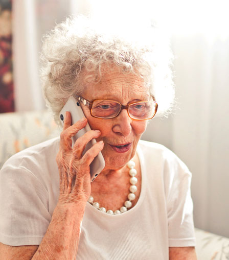 échanges téléphoniques pour seniors