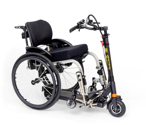 trotinette pour fauteuil roulant